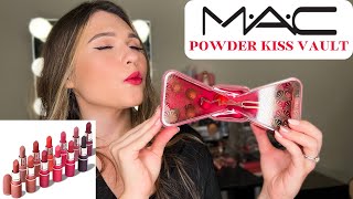 1min review M•A•C powder kiss 991 devoted to chili  saychzz [upl. by Nommad172]