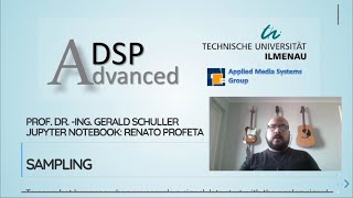 Advanced Digital Signal Processing using Python  06 Sampling [upl. by Htenaj211]