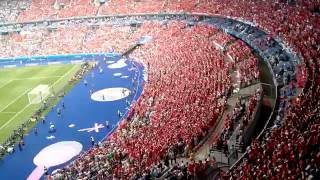 National Anthem of Austria performed by fans euro 2016 [upl. by Blanca617]