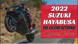 2022 Suzuki Hayabusa First Ride Review The Legend is Back  Cycle News [upl. by Leinehtan]