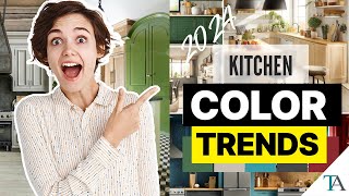 Kitchen color trends you NEED to know in 2024 [upl. by Eirovi]