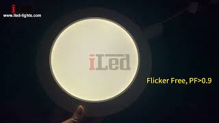 Is the Slim Flat LED Ceiling Panel Downlight the Perfect Lighting Solution for Your Space  iLed [upl. by Areis429]