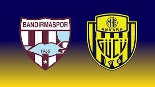 CANLI YAYIN  BANDIRMASPOR  MKE ANKARAGÜCÜ MAÇ SONU [upl. by Charlie]