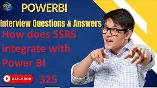 How does SSRS integrate with Power BI Power BI interview questions and answers [upl. by Nevets]