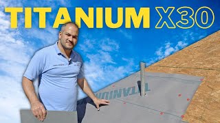 How to Install Titanium X30 Underlayment  Tile Roofing Guide [upl. by Isador]