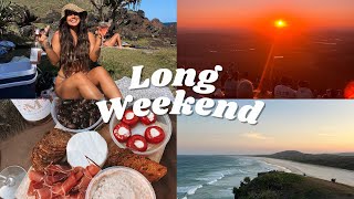 LONG WEEKEND VLOG  Cabarita Beach Waterfalls amp Sydney Trip [upl. by Gussi]