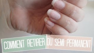 TUTO Comment retirer du Vernis SemiPermanent  Melissa Easy Nails [upl. by Aruasor]