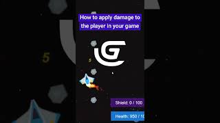 How To Hurt The Player In Your Game  GDevelop [upl. by Eartnoed]