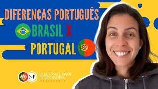 Portugués de BRASIL vs PORTUGAL  Principales diferencias  Acento portugués y brasileño [upl. by Nore]