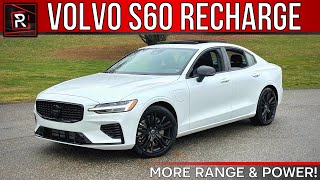 The 2023 Volvo S60 Recharge Black Edition Is A Reworked Electrified Luxury Sedan [upl. by Warren]