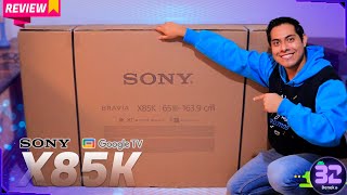 Nueva Pantalla SONY X85K con Google TV 4K 120Hz Review  Línea 2022 [upl. by Itsyrc]