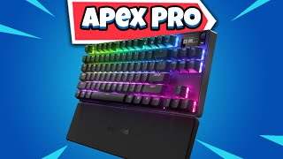 The Steelseries Apex Pro TKL 2023 in fortnite [upl. by Airdnna570]