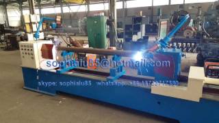 conveyor idler roller welding machine [upl. by Orat]