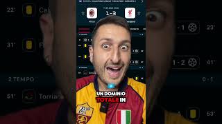 😱 MilanLiverpool 13‼️ milan liverpool championsleague ucl calcio football perte neiperte [upl. by Dibbrun]