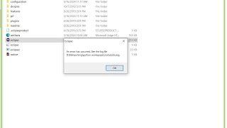 Workspace Metadata Log Error Exposed Eclipse Setup Issue [upl. by Adnaw]