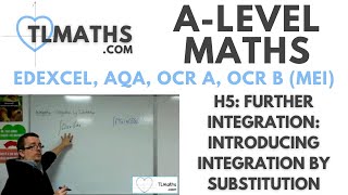 ALevel Maths H512 Further Integration Introducing Integration by Substitution [upl. by Cosmo]