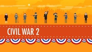 The Civil War Part 2 Crash Course US History 21 [upl. by Ariaz]