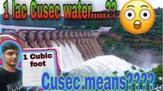 What is cusec  A unit for measuring the flow of water   measuring unit of flow of water [upl. by Elison]