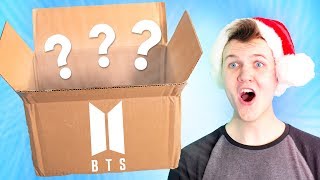 Opening a GIANT BTS CHRISTMAS KPOP MYSTERY BOX [upl. by Megen375]