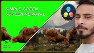 How to green screen in davinci resolve [upl. by Leugar359]