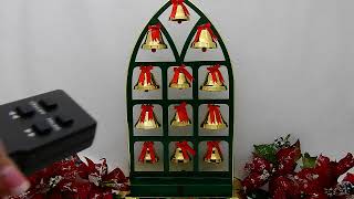 Ye Merrie Minstrel Caroling Christmas Bells Model AUS300 [upl. by Anail440]