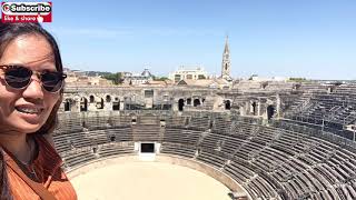 NÎMES FRANCE The ROME OF FRANCE  ROMAN AMPHITHEATER  Arena of Nîmes  Travel with Liezel [upl. by Renaud]