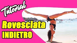 ROVESCIATA INDIETRO  TUTORIAL GINNASTICA ARTISTICA [upl. by Sullivan]