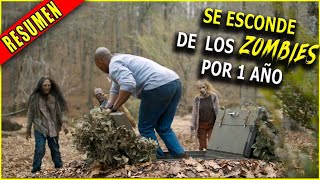 👉 resumen  POR 1 AÑO SE ESCONDE DE LOS INFECTADOS ZOMBIES EN UN BUNKER  Ahora te Cuento [upl. by Eirbua270]