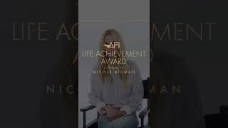 AFI Life Achievement Award Nicole Kidman – Date Announcement [upl. by Yme]