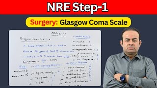 Glasgow Coma Scale GCS  NRE Exam  Surgery [upl. by Sybyl]