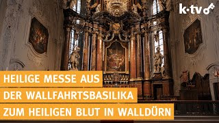 Heilige Messe aus der Wallfahrtsbasilika zum Heiligen Blut in Walldürn  20092024 [upl. by Ettennil]