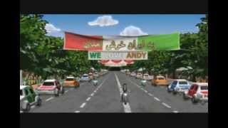 Andy  Goleh Bandar  Animation Video  Andy Madadian  wwwandymusiccom [upl. by Vowel]