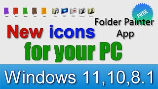 🎉How to Colorize Folders in Windows 1110 81 and Give Them an Interesting New LookFree in 2023 [upl. by Ahsinnor]