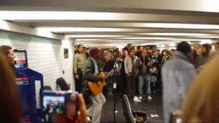 Oasis  Wonderwall Paris metro station Cover [upl. by Adnoluy]