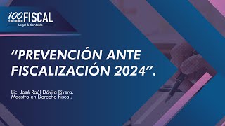 Prevención ante Fiscalización 2024 [upl. by Helen154]