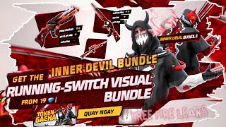 THE CHAOS RING EVENT REVIEW  Inner Devil Bundle event  CHAOS Token Gacha Event  Free Fire Leaks [upl. by Miguelita]