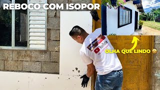 Reboco com isoporA Modernidade do Isopor no Revestimento de Parede [upl. by Marsiella583]