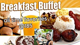 ANG BINABALIK BALIKAN NAMING MURANG BREAKFAST BUFFET  FINIO AT PEARL DRIVE QUEZON CITY [upl. by Reisinger]