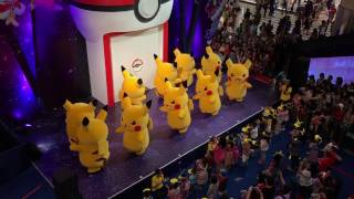 Pikachu Dance at Pika Pika Christmas Event Jakarta 2016 [upl. by Ries]