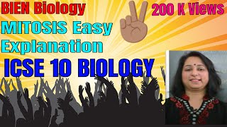 CELL DIVISION  MITOSIS  EXPLAINED IN THE EASIEST WAY BIOLOGY  ICSE  CBSE  Board Exams [upl. by Ahsiek]