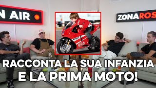 MATTIA GUADAGNINI RACCONTA LA SUA INFANZIA E LA PRIMA MOTO [upl. by Vivle355]