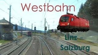 Führerstandsmitfahrt RAILJET  Westbahn Linz  Salzburg HD  Cab Ride High Speed Train [upl. by Knute]