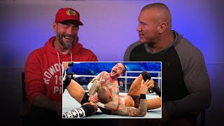 CM Punk and Randy Orton react to WrestleMania XXVII classic WWE Playback [upl. by Price]