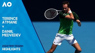 Terence Atmane v Daniil Medvedev Highlights  Australian Open 2024 First Round [upl. by Gardol164]