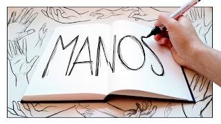 10 TRUCOS PARA DIBUJAR MANOS  Kaos [upl. by Nydia]