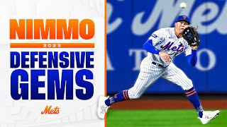 Brandon Nimmo  2023 Defensive Highlights [upl. by Alrich]