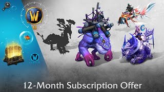 12 Month Subscription Mounts  WoW Dragonflight 1017 [upl. by Saimon]