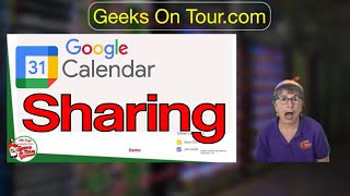 Google Calendars  Share your Calendar with Others [upl. by Inamik]