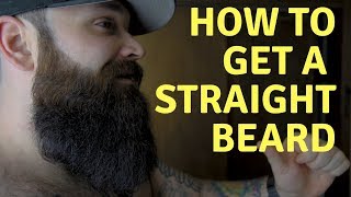 5 AMAZING Ways to Straighten your Curly BEARD [upl. by Diraj]