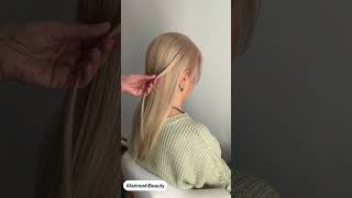 Very stylish and fast chignon tutoring with comfortable technique [upl. by Nerraf]